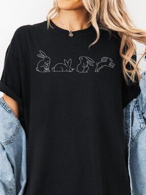 Bunny Easter Shirt, Rabbit Lover Shirt Gift, Happy Easter Day Gift